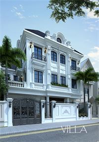 Thiết kế kiến trúc biệt thự tân cổ điển - Anh Liêm