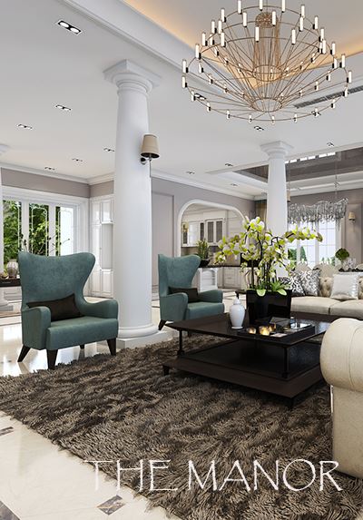Thiết kế biệt thự cao cấp The Manor phong cách tân cổ điển