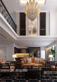 Thiết kế nội thất căn hộ chung cư DUPLEX Hà Đô hiện đại