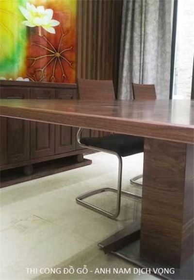 Công trình thi công nội thất gỗ óc chó tại Dịch Vọng - Anh Nam