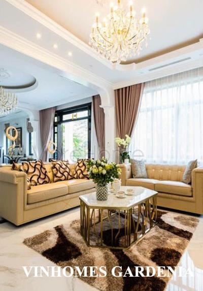 Thi công trọn gói nội thất biệt thự Vinhomes Gardenia cao cấp