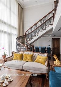 Thi công nội thất căn hộ cao cấp Duplex Mandarin Garden sang trọng
