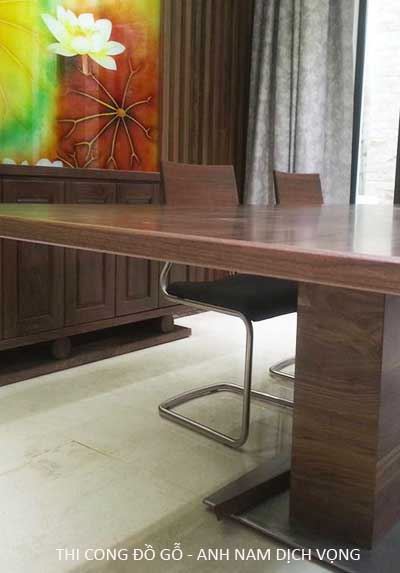 Thi công nội thất đồ gỗ óc chó tại Cầu Giấy - Anh Nam 